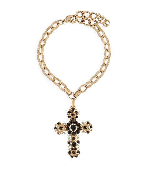 dolce gabbana necklace cross|dolce and gabbana jewelry sale.